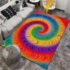 Colorful Swirl Pattern Carpet for Bedroom Living Room Home Decor Rug Suitable for Use As an Anti-slip for Living Room Bedroom Sofas