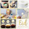 A5YD 500 Pcs Self-Adhesive Labels Sticker Round Sticker Eid Mubarak Seal Labels Decorative Labels Party Supplies for Kids