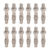 50Pcs Banana Plugs Hex Thread High Accuracy Good Transmission Performance Connectors Electronic Test Accessories
