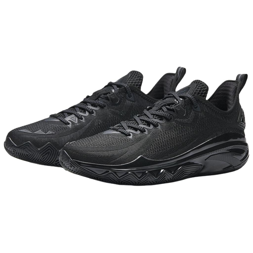 Anta Swagger 2 Cushioning Abrasion Resistant Rebound Low top Basketball Shoes Men's Black 912531106-1
