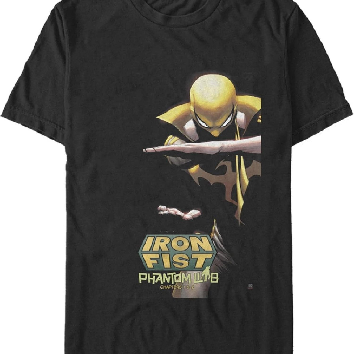 

Marvel Big & Tall Classic Iron Fist Oct18 Men s Tops Short Sleeve Tee Shirt XXXXXL чорний