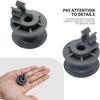 Efficient Dishwasher Wheel Replacements Dishwasher Rollers Home Appliances Part Dishwasher Upper Rollers Plastic Texture