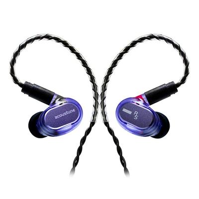 Acoustune Monitor RS ONE Sumire Input Resistance High Sound Isolation Monitor Earphones Equipped with Milinx EL Ear Monitor Stage [High Performance,