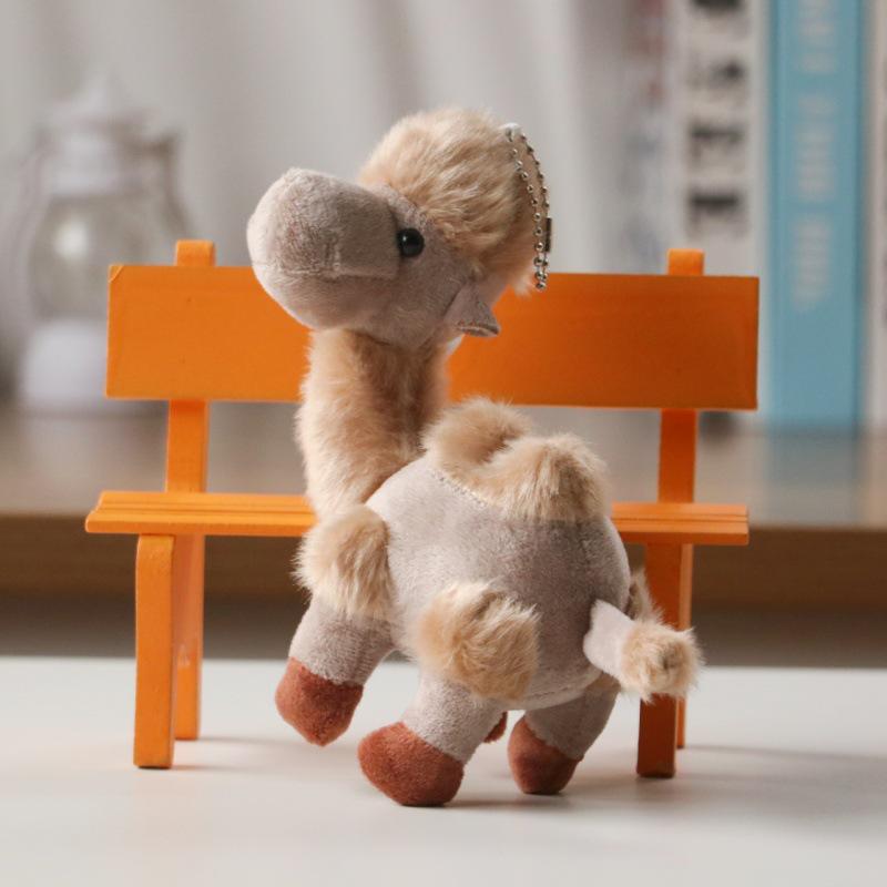Cute Camel Plush Keychain - Adorable Desert Camel Doll Bag Charm