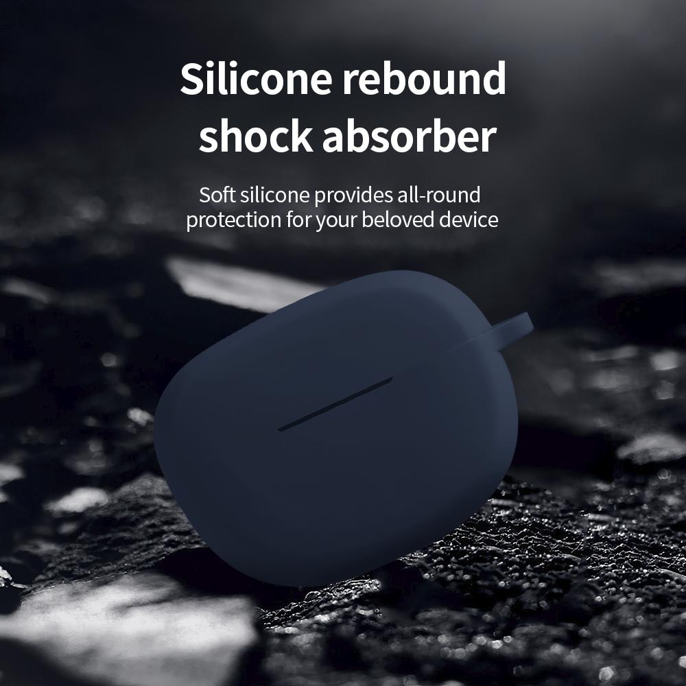 For Bose Ultra Open Earbuds Silicone Case Wireless Earphone Anti-Scratch Protective Cover with Carabiner