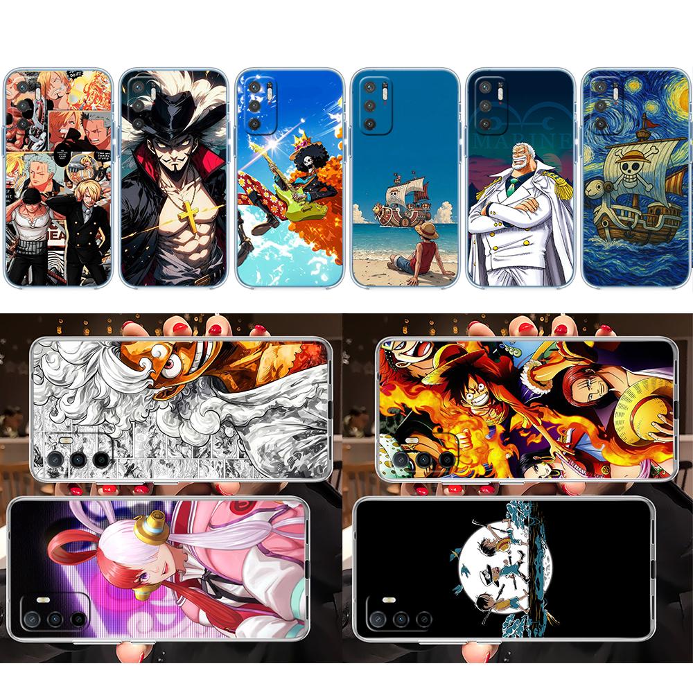 FM4 Anime One Piece Transparent Phone Case for Motorola Moto G40 G04 G05 One Ace Action Fusion + Plus Hyper Macro Vision Zoom