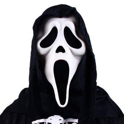 Screaming Ghost Face Head Mask Halloween Mask Celohlavové masky pro cosplay