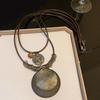 Tassel Ethnic Style Wooden Necklace Wood Bohemian Style Necklace Sweet Long Sweater Chain  Gift