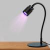UV LED Nail Lamp with Foot Pedal Switch USB Powered Flexible Gooseneck Gel Polish Drying Curing Light Manicure Dryer with Heavy Duty Base