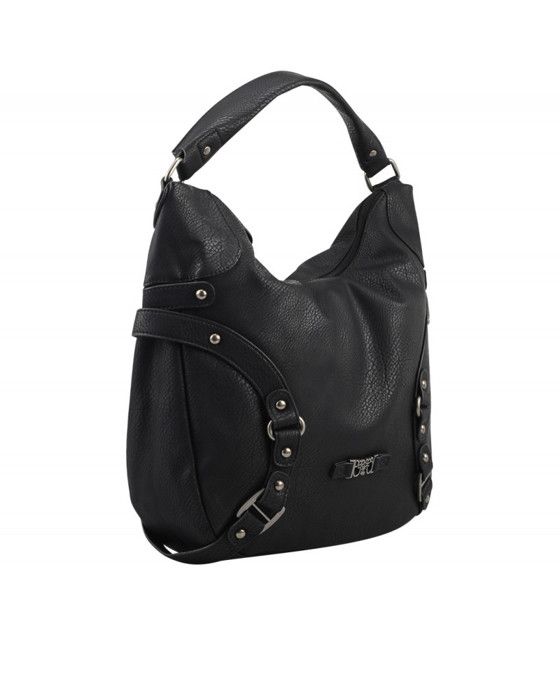 Eimertasche - Le Temps des Cerises - LOOP - Schwarz - Synthetisches Leder - Reißverschluss