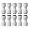 10pcs Universal Water Filter Adapter Set Fast Installation Faucet Tube Fittings Purifiers Coupling Joints for Home Use
