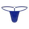 Per Uomo G-string Lucido Perizoma Vita Sottile Tasca Sporgente Anello a O Dorso a T Slip