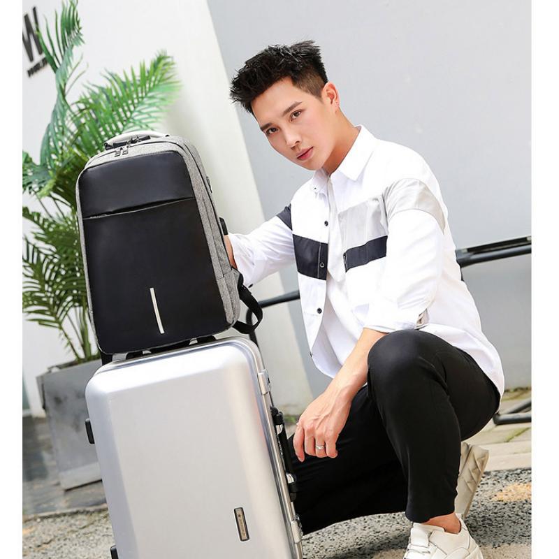 Male Multifunction Fashion Business Casual Travel Anti-theft Waterproof  Laptop Men Backpack Boys' School Bags