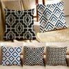 R-Retro Patterns Cushion Cover Pillowcase Anti-Dustmite Living Room Sofa Decor Cushion Room