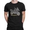 1250 R 1250  Black Motorcycle T-Shirts for Men  Awesome Tees Crewneck Short Sleeve T Shirt Printing Clothes 2024
