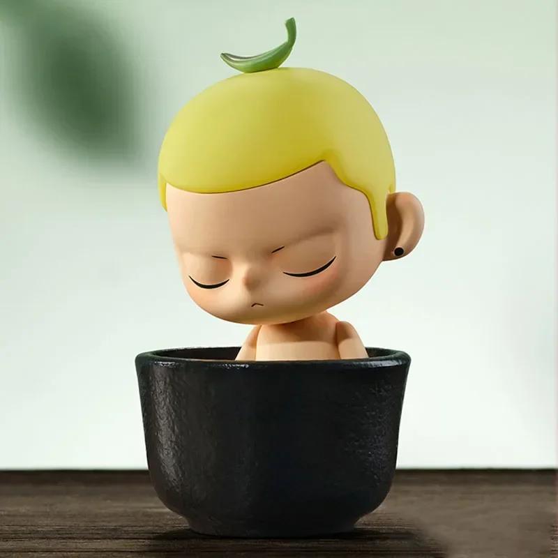 Popmart Kubo Breathing In Series Mystery Box Anime Pvc 100% Original Action Figure Collection Model Desktop Ornaments Doll Toys
