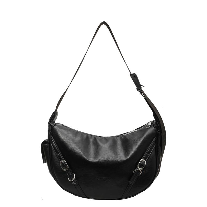 PU Large Capacity Shoulder Bags Sewing Solid Color High Quality 2026 Fashi Bags for Women Versatile Commuting Tote Bags