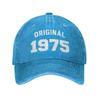 2026 Personalized Cotton Original Born In 1975 Funny Birthday Gift Baseball Cap Outdoor Men Women's Adjustable Dad Hat Fashion