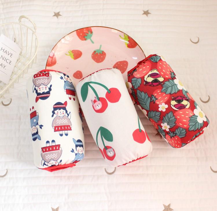 3 Pairs Baby Cotton Arm Sleeves - Stain-Resistant & Waterproof Cartoon Design for Autumn/Winter