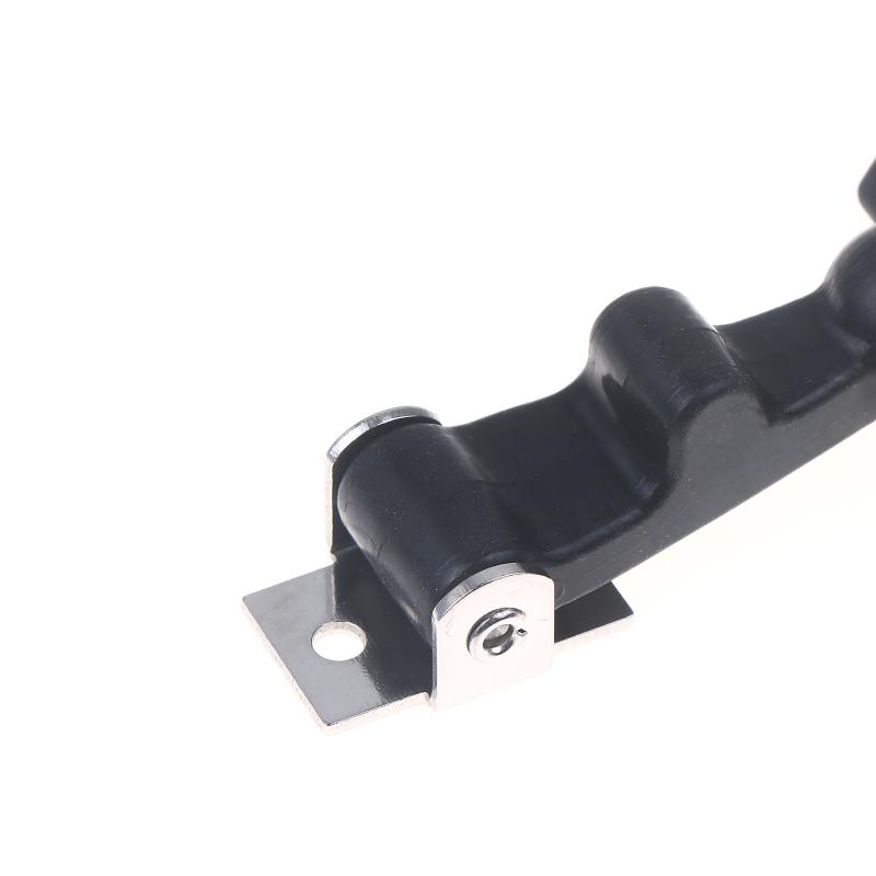 Rubber Hood Catch With Bracket Elastic Stainless Steel Rubber Hood Catch Flexible T-Shaped Drawer Latch For Coolers Boats