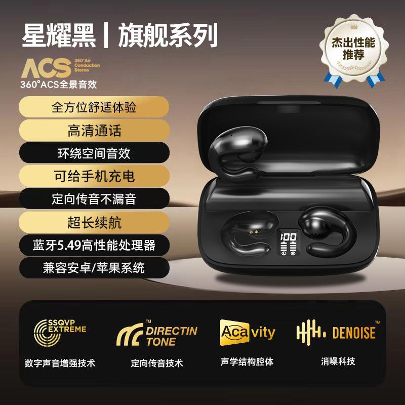 New [can reverse charge the mobile phone] true wireless bluetooth headset super long battery life sports noise reduction