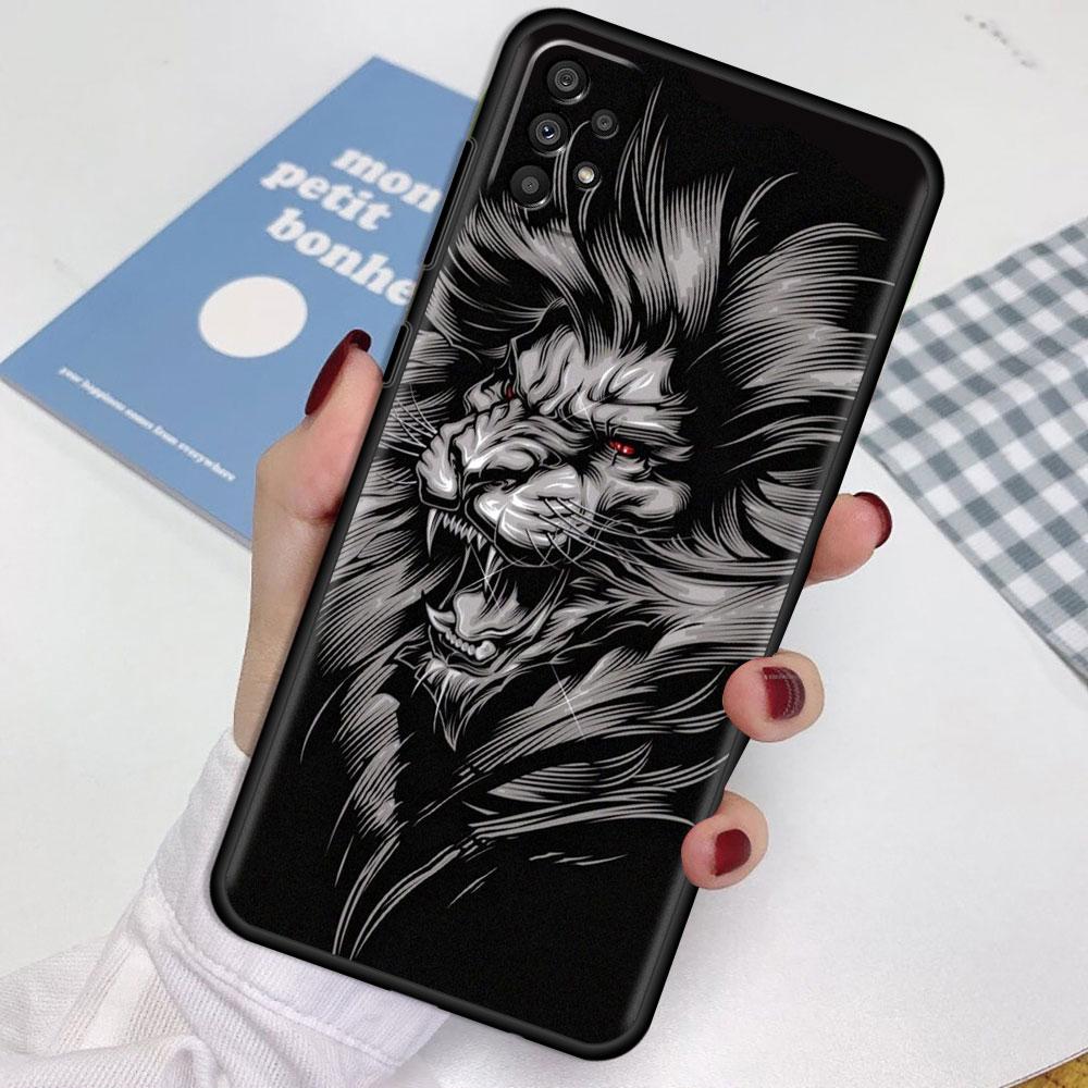 

Чехол для Samsung Galaxy A52 A12 A51 A32 A21s A71 A53 A13 A32 A72 A31 A33 A22 A03 A41 Чехол для телефона Лев Волк Samsung A02s