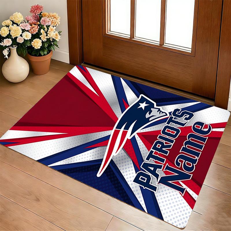 Custom Patriots Name Area Rug Living Room Nonslip Soft Carpet For Bedroom Game Playroom Sofa Office Home Decor Doormat Christmas Gift C103102