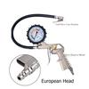 Tyre Pumping Gun Tool Car Tire Pressure Gauge Tester Automotive Air Accessories Meter Tires Mechanical Tools Workshop Job
