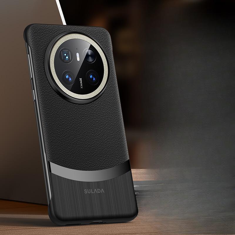 

Подходит для чехла для мобильного телефона Huawei Mate70pro без рамки Huawei противоударный ультратонкий M70 деловой кожаный чехол Huawei Mate 70Pro +