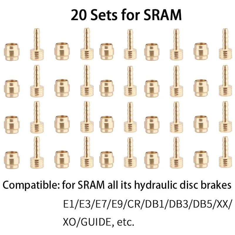 MEROCA 4/10/20set Mountain Bike Oil Needle Hydraulic Brake Olive Head For SHIMANO BH90 BH59 SRAM MAGURA TEKTRO Cycling Parts