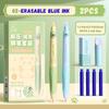 Erasable Gel Pen Black/Blue Ink Neutral Pen Cartoon Writing Drawing Tool  Students Gift