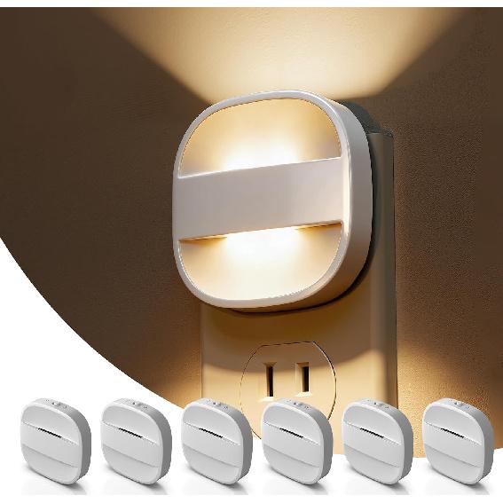 L LOHAS LED Night Lights Plug into Wall,Dusk to Dawn Sensor Night Light