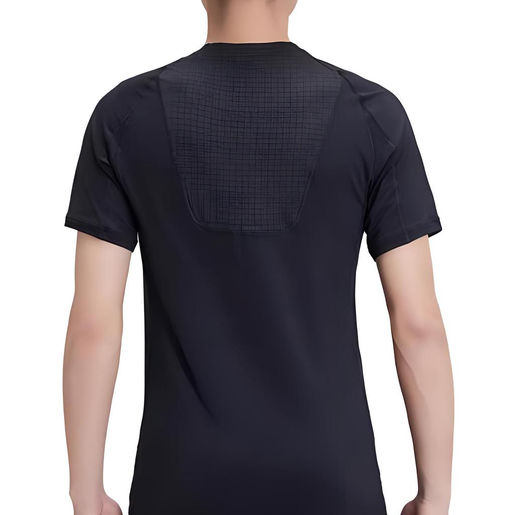 Nike Retro Logo Round Neck Quick-Dry Raglan Short Sleeve T-Shirt Men Tops AO1804-010