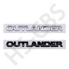 Car 3D ABS OUTLANDER Letters Logo Decals Sticker For Car Styling Rear Trunk Alphabet Emblem Badge Tailgate Stickers MZ8