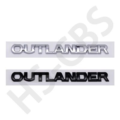 Pegatinas de Calcomanías con Logo de Letras 3D ABS OUTLANDER para Coche Estilo de Coche Emblema de Alfabeto para Maletero Trasero Pegatinas para Portón Trasero