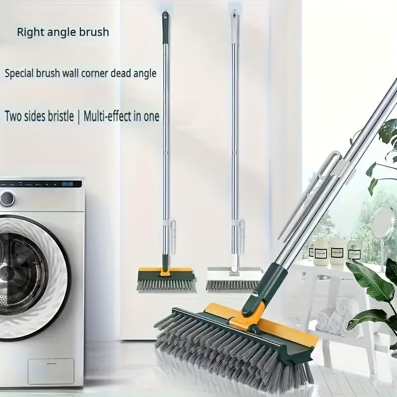 Floor Scrub Brush 5 In 1 Long Handle Adjustable Wiper Broom Tools Wall Corner Floor Scrape Brush Kitchen Bathroom Cleaning Brush