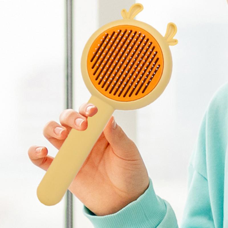 Cat Comb Pet Massage Hair Cleaning Comb Multifuncrtional Pet Hair Cleaning Comb 2 In 1 Puppy Massage Tool For Cats Dogs And