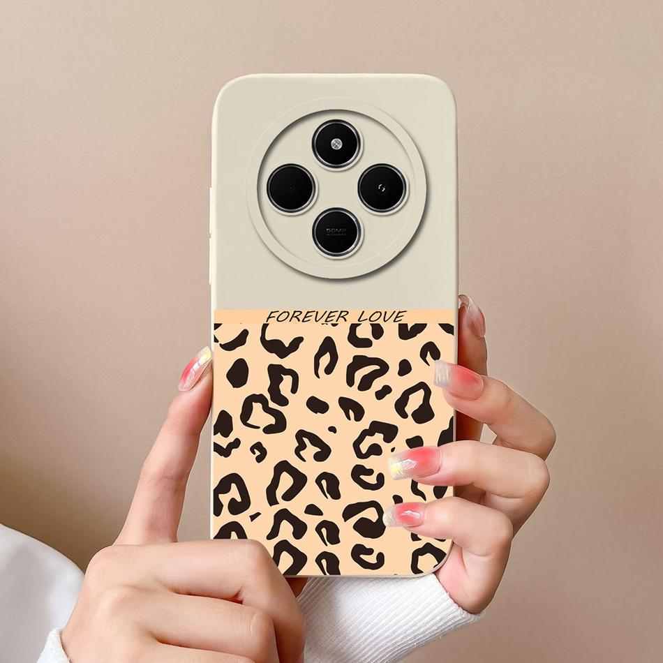 For Poco C75 Phone Case Cute Cartoon Bumper For Poco C 75 Soft Smooth Liquid Silicone Full Protection Shockproof Back Covers