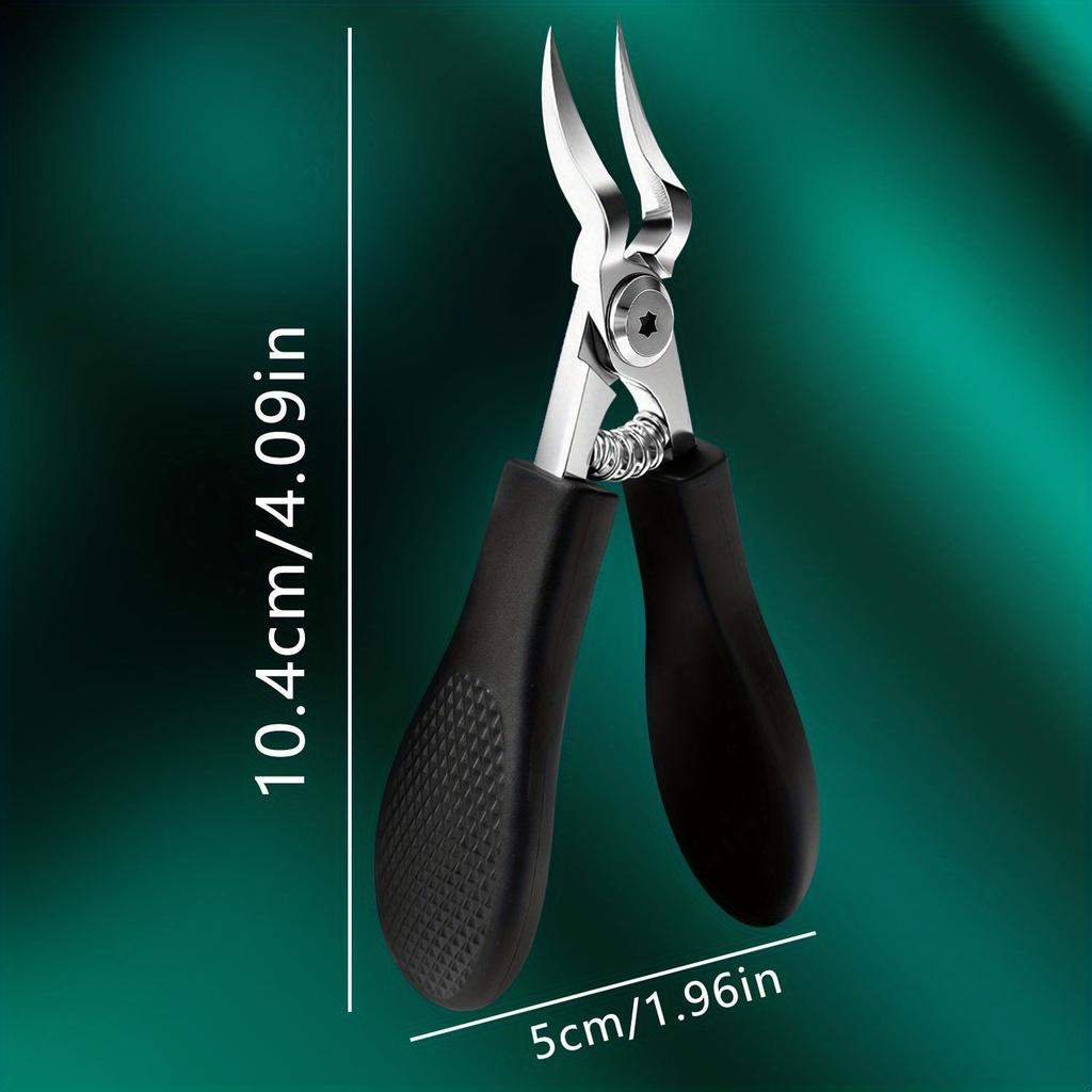 Professional-Grade Heavy-Duty Stainless Steel Nail Clipper, Thick Toenail & Fingernail Clipper Fit For Adults Premium Grade Auto Interior Accessory