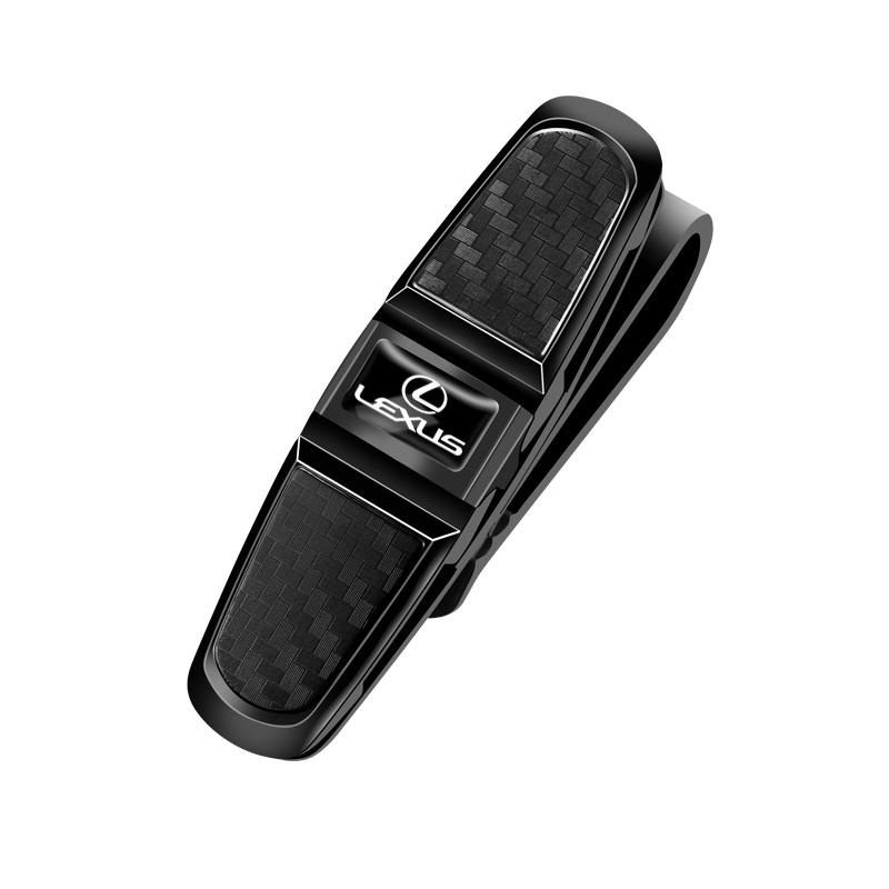 Car Sun Visor Glasses Clip Card Ticket Sunglasses Holder For Lexus RX300 IS200 IS250 ES350 Ct200h UX250h NX300h RX350 ES300h NX