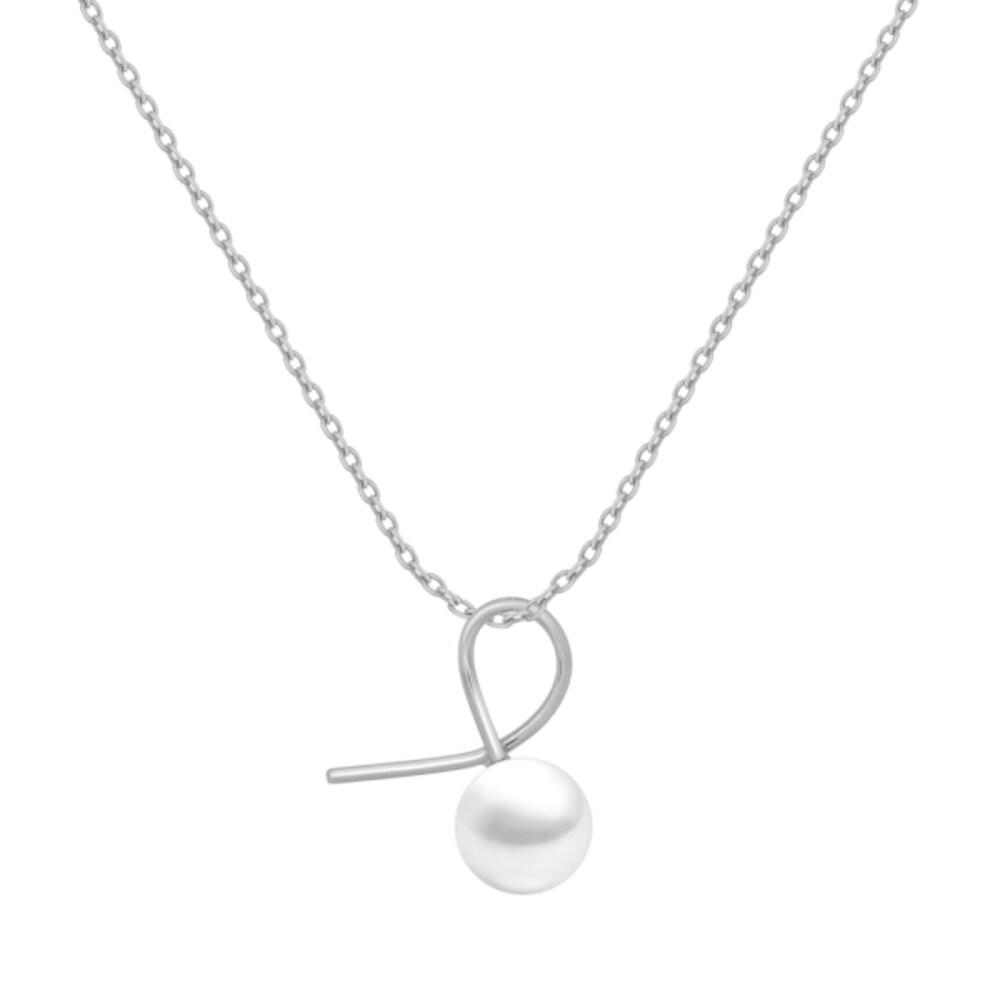 [Pearl/Mermaid/92.5 Silver] When Love Becomes Light 92.5 Silver Necklace