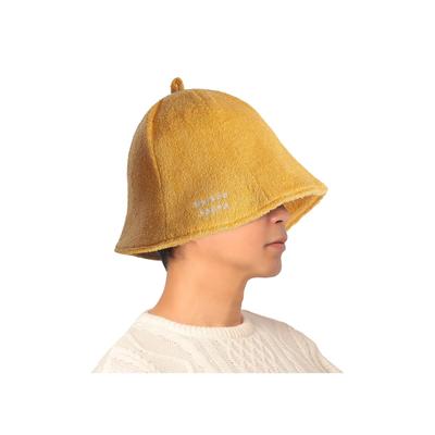 Sauna Extra silná tkanina dvojitého ručníku zabraňuje vlasům do hloubky Snadné Stylový zdarma [Maison Sauna] Klobouk, [Snadné dýchání] Poškození, Potahy, Praní, Pánské,