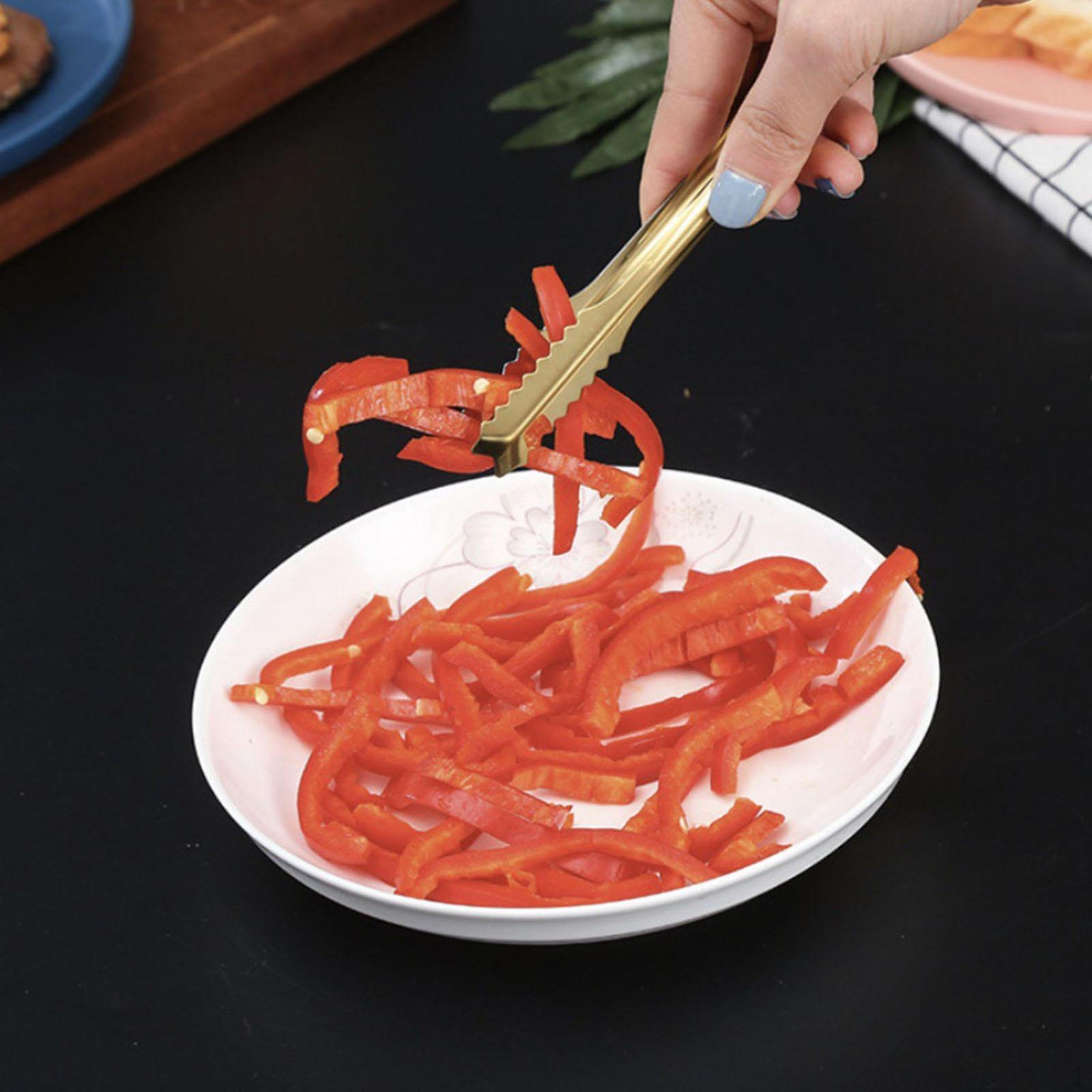 

Мини-сервировочный зажим для закусок щипцы для еды из нержавеющей стали для десертов бар для вечеринок Style F