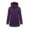 Hooded fashion trend women's thickened warm mountaineering windproof waterproof fluffy lightweight comfortable long-sleeved cotton down jacket