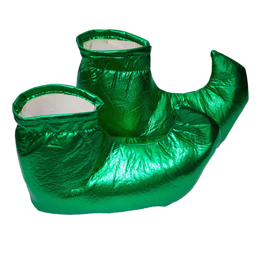 Classic Jester Elf Shoes for Halloween & Christmas, Festive Character Role Play Costume Footwear 1 Pair for Cosplay Parties