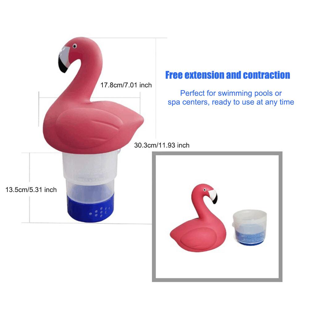 Chlorine Tablet Floater PVC Floating Chlorine Dispenser Chlorine Floating Water Cleaner for Purify Swimming Pool Water