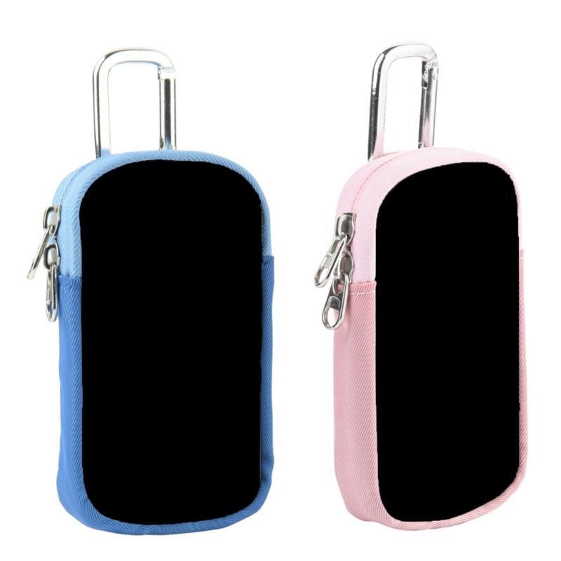 MP3/MP4 Storage Bag Travel Carrying Case Music Player Pouch with Carabiner Anti-Drops and Dustproof Protective Cover