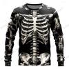 2026 Nieuw Schedel Mannen Grafisch Skelet Lange Mouwen T-shirt Halloween 3D Print T-shirt Mannen Vrouwen Mode Hip Hop Harajuku Tops T-shirts