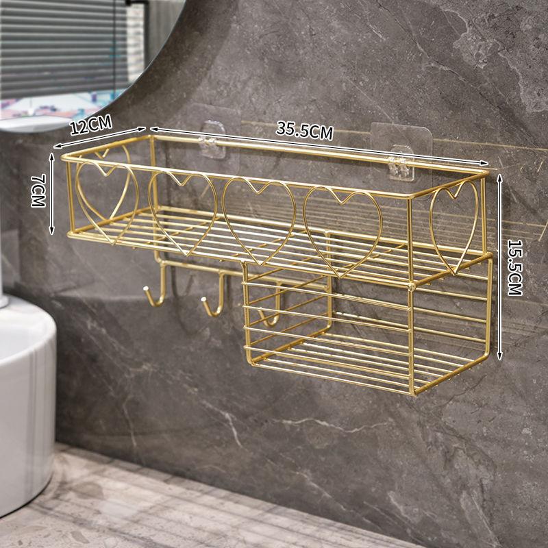 

Держатель для салфеток без удара, вешалка для туалетных полотенец, косметические коробки для хранения, настенные полки, полка для душа, набор аксессуаров для ванной комнаты Style H