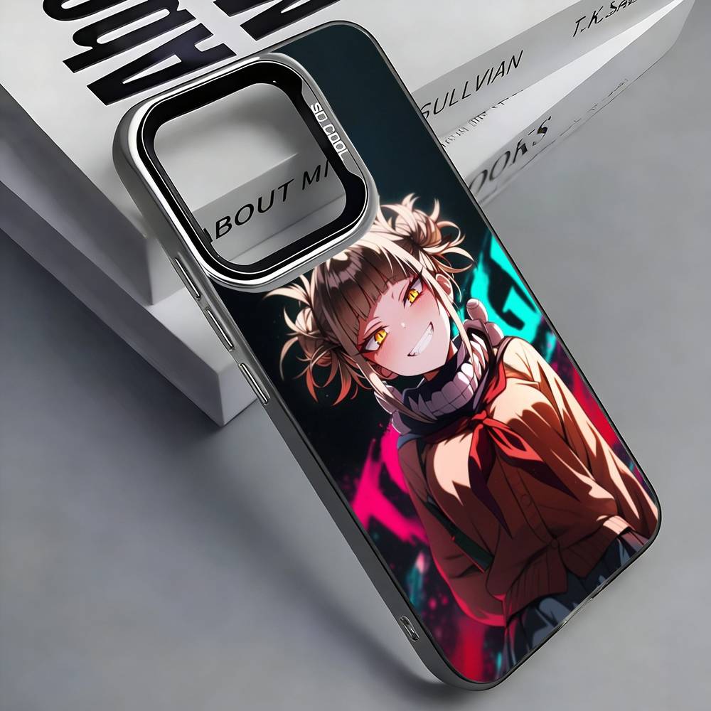 

Аниме H-Химико Т-Тога Чехол для телефона iPhone 17, 16, 15, 14, 13, 12, 11 Plus, Pro Max, Цветной Серебряный Чехол Funda iPhone13PRO